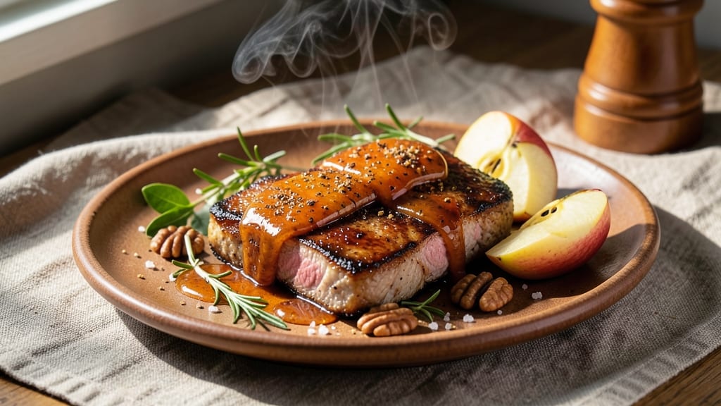 Autumn Spiced Pork Chops Recipe: Honey-Glazed Crispy Edges and Juicy Centers