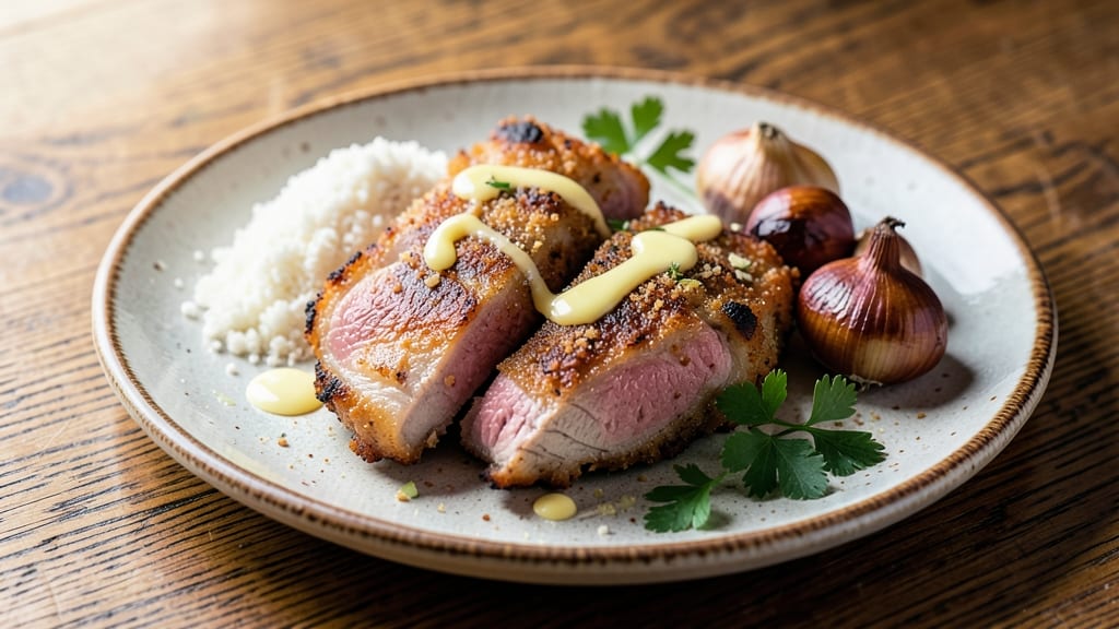 BJ's Brewhouse Pork Chops Recipe: Pan-Seared Crispiness With Garlic-Herb Glaze