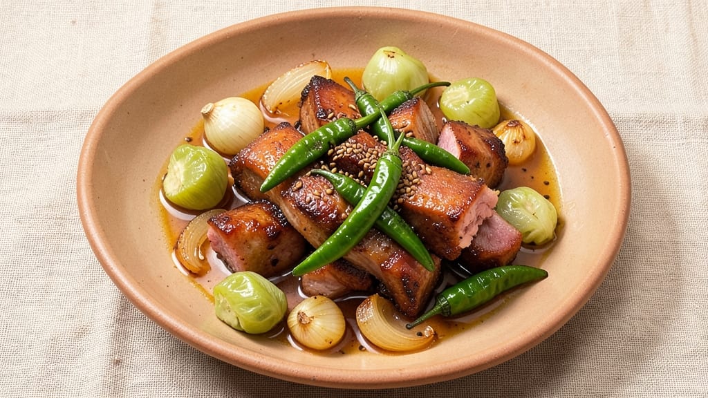 Mild Pork Green Chili Recipe: Smoky Green Sauce With Tender Pork Pieces