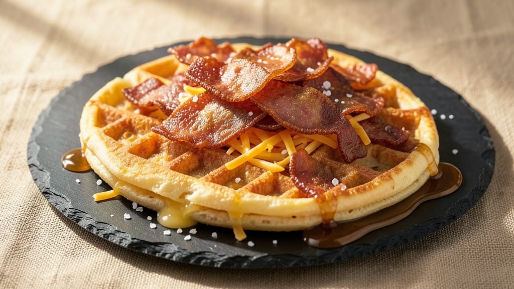 Chaffles Recipe With Pork Rinds: Crispy, Crunchy Breakfast Sandwiches in 10 Minutes