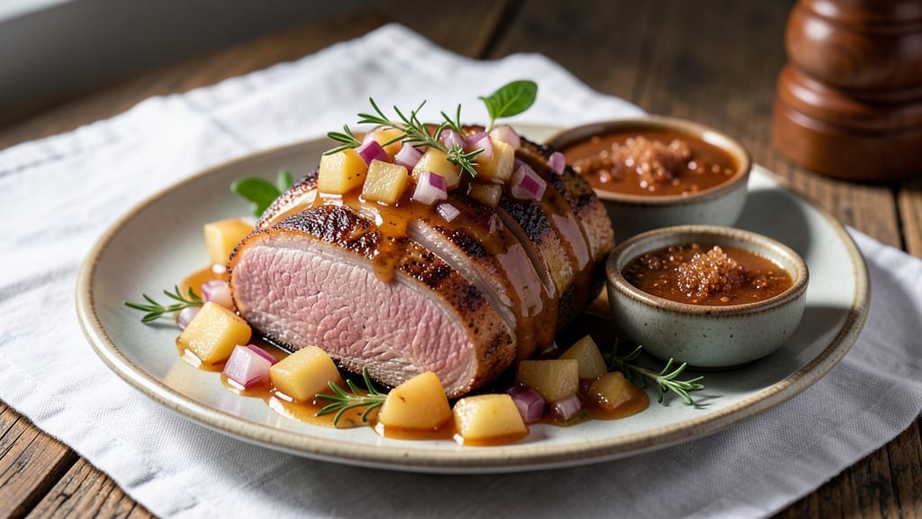 Apple Chutney Recipe for Pork Tenderloin: Sweet-Tangy Glaze That Caramelizes to Perfection