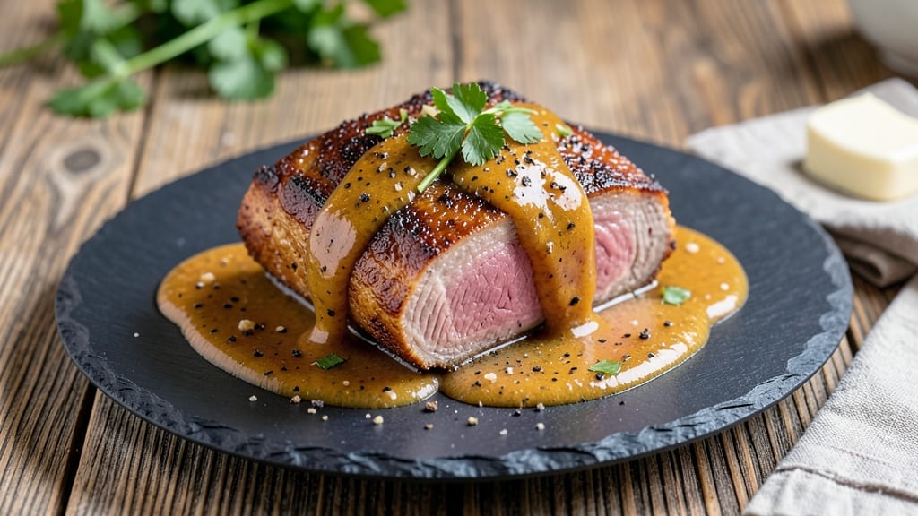 1 Pound Pork Loin Recipe: Pan-Seared Crust With Juicy Pink Hearts