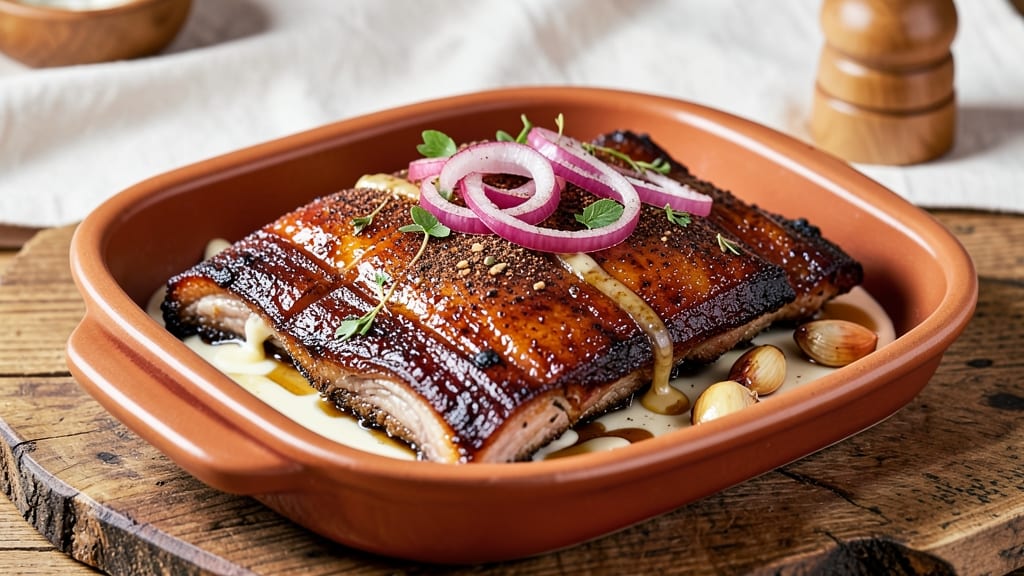 Baked Pork Spareribs Recipe: Crispy Bark, Juicy Meat in One Pan