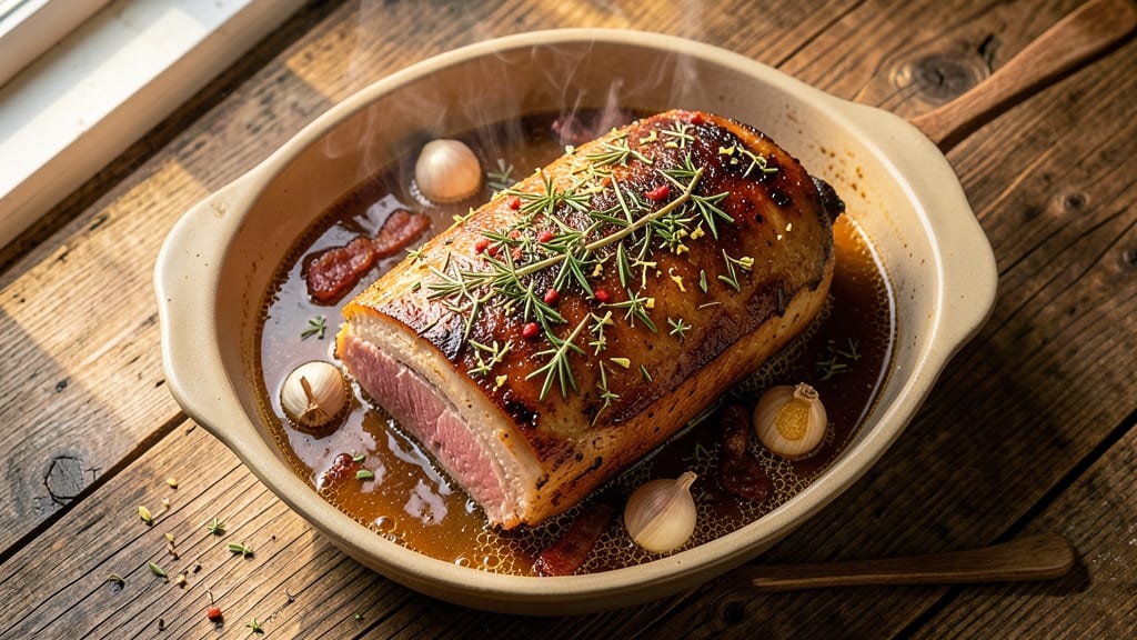 America's Test Kitchen Pork Roast Recipe: Juicy Pink Centers Guaranteed With Herb-Crusted Crisp