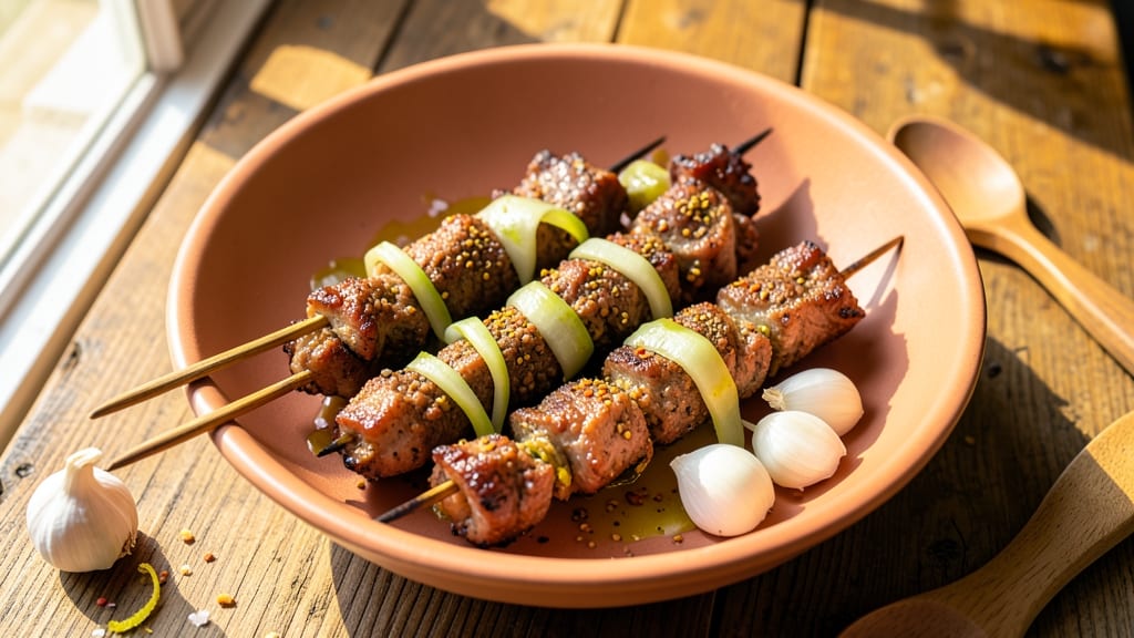 Minced Pork Kebabs Recipe: Skewered Spice Bombs With Juicy Pink Hearts