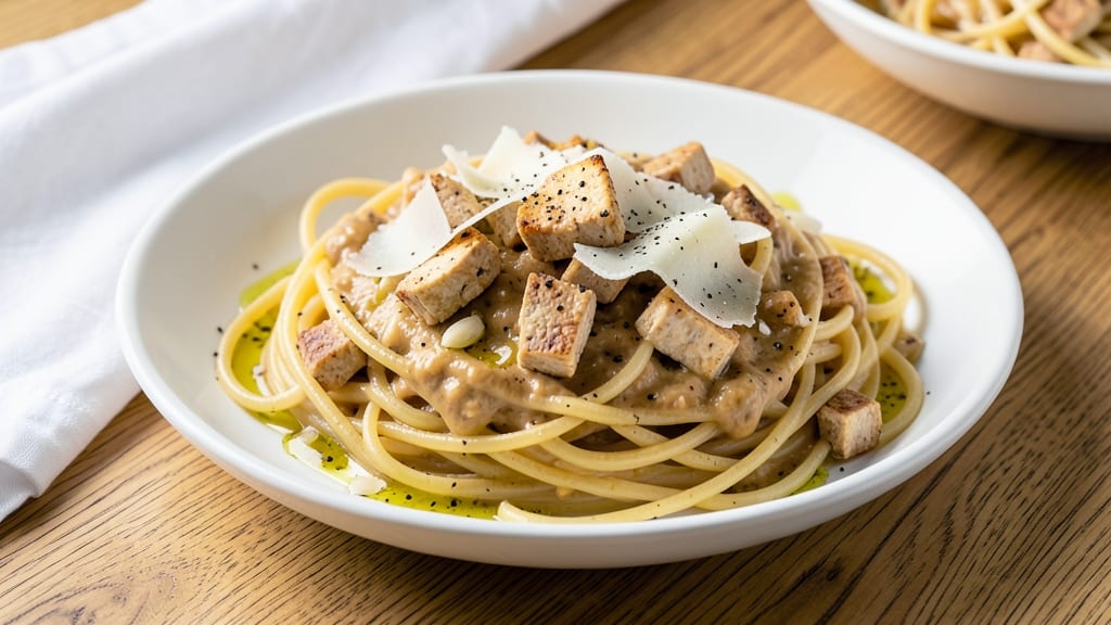 Carbonara No Pork Recipe: Egg-Emulsified Cheese Magic