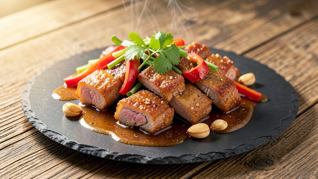 Chinese Crispy Sweet and Sour Pork Recipe: Crunchy Bites in Tangy Honey Glaze