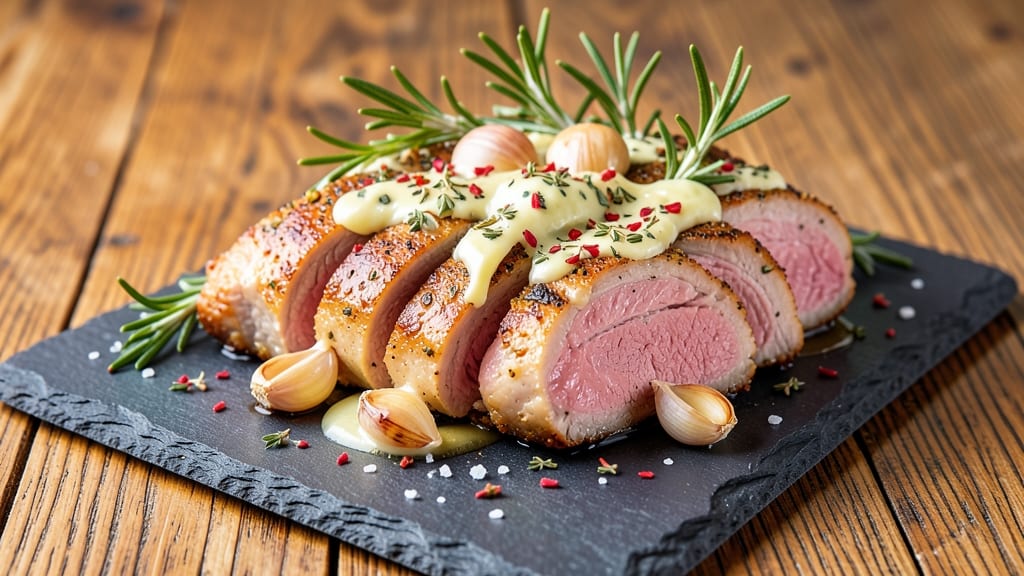 4-Lb Pork Tenderloin Recipe: Herb-Crusted Roast With Juicy Pink Core