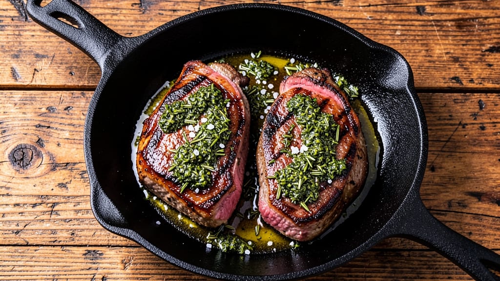 Carnivore Pork Steak Recipe: Herb-Crusted Pan-Seared Crust With Juicy Marrow