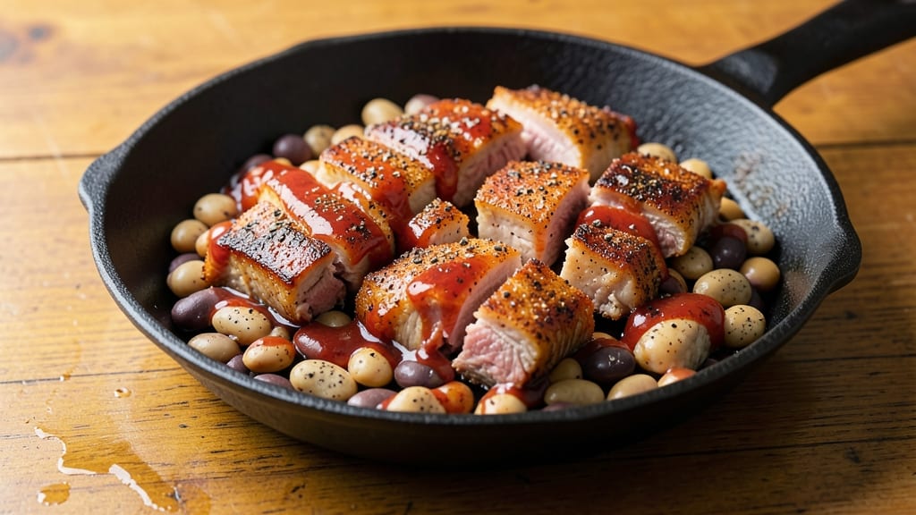 Barbecue Pork and Beans Recipe: Smoky-Sweet Slow Cooker Magic