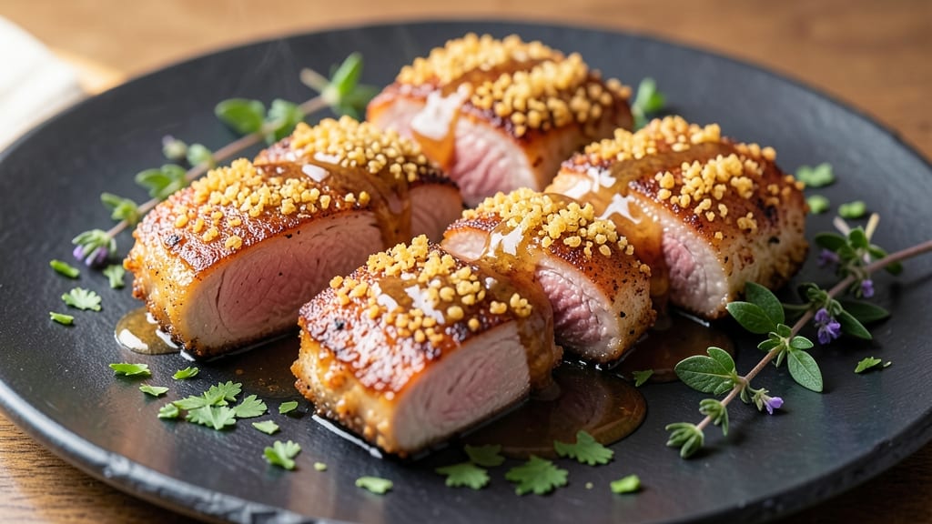 Angel Pork Chops Recipe: Pan-Seared Crispiness With Herby Cream Velouté