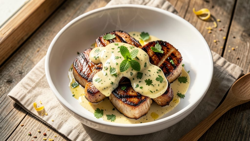 Minted Pork Chops Recipe: Herbal Butter Sear and Fresh Herb Pan Sauce