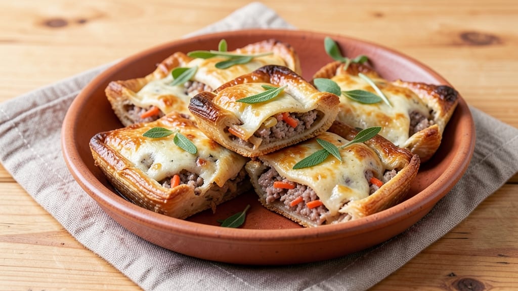 Mini Pork Pies Recipe: Flaky Pastry Cups Filled With Savory Meat