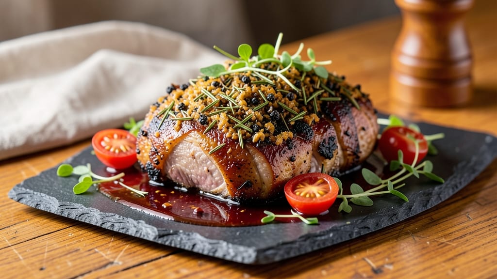 Alton Brown's Pork Tenderloin Recipe: Herb-Crusted Roast With Juicy Pink Hearts