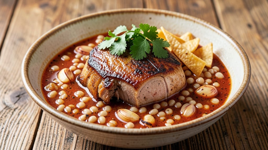 Mexican Pork Posole Recipe: Homemade Homestyle with Crispy Tortilla Strips