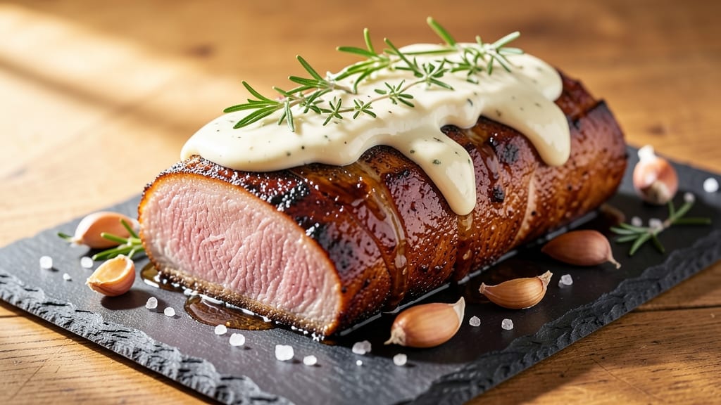 10-Pound Pork Loin Recipe: Juicy Pink Centers With Crispy Herb Crust