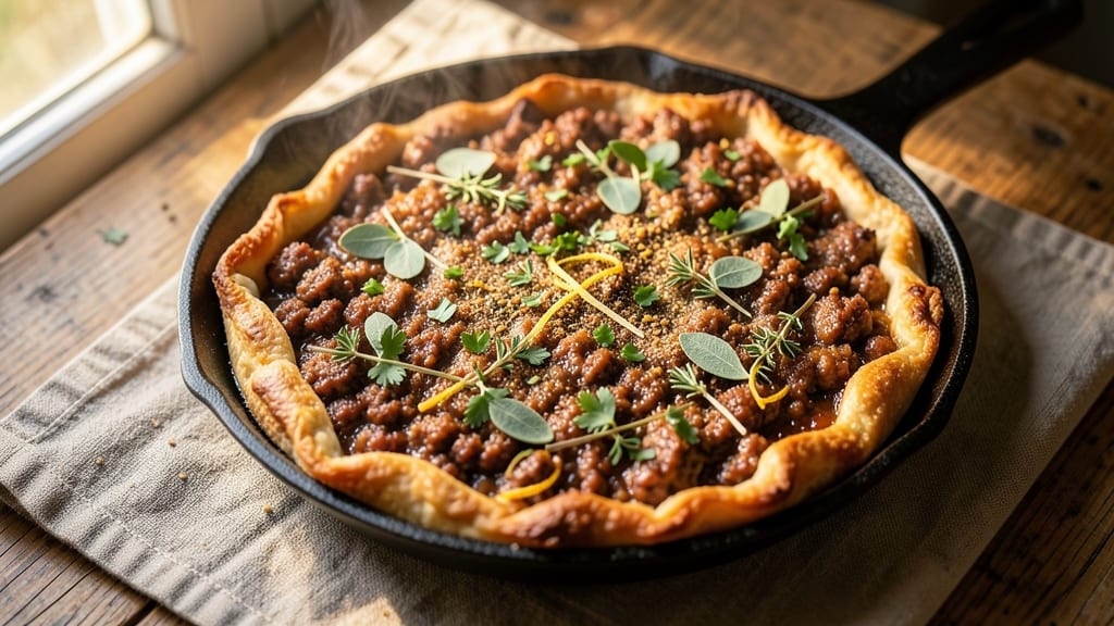 Michael Symon's Pork Pie Recipe: Herb-Infused Meatloaf with Crispy Top