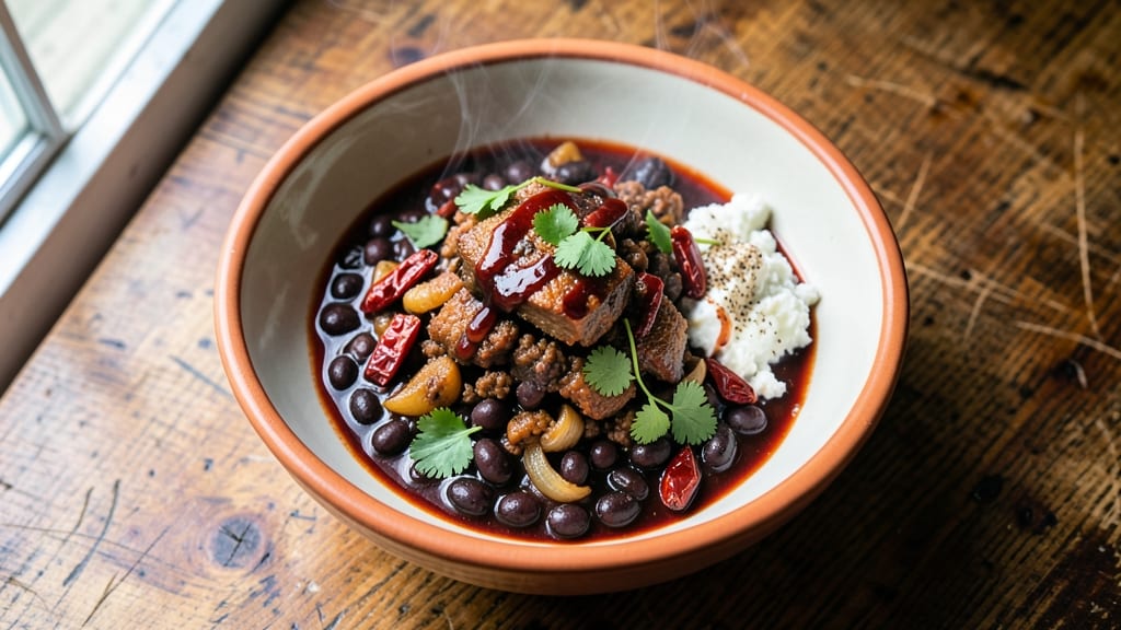 Black Bean Ground Pork Chili Recipe: Smoky Spice Depth and Hearty Texture