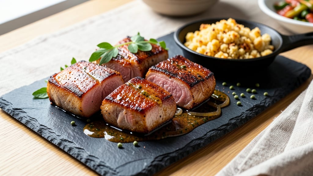 Air Fry Bone-In Pork Chops Recipe: Crispy Crackling With Juicy Pink Centers