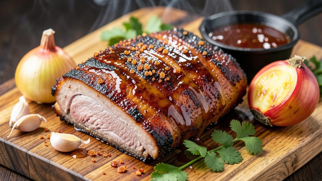 BBQ Pork Recipe Grill: Smoky Charred Crust Meets Juicy Pull-Apart Meat