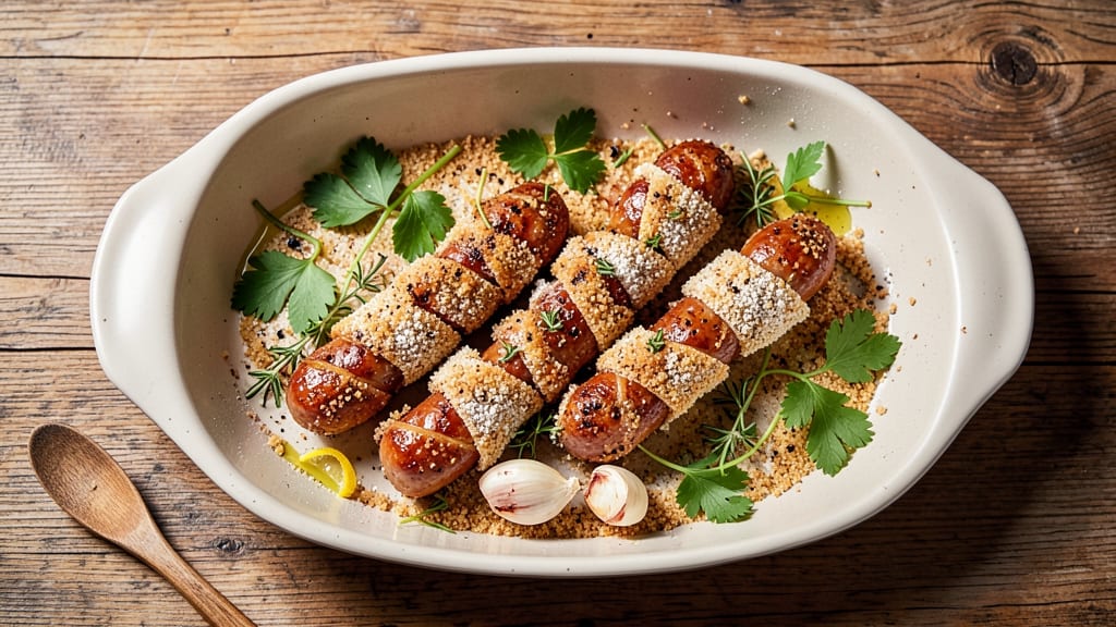 Baked Pork Sausage Recipe: Herb-Crusted Bites With Juicy Centers