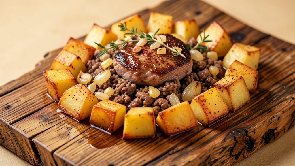 Mince Pork Potato Recipe: Crispy-Topped Comfort in One Pan