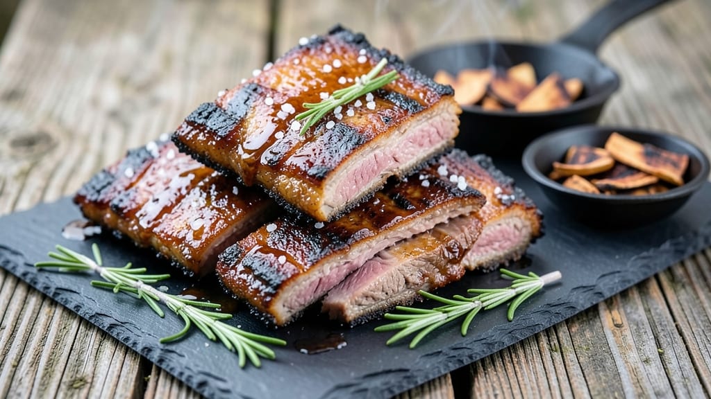 Charcoal-Grilled Pork Ribs Recipe: Smoky Crisp Bark From Direct Heat