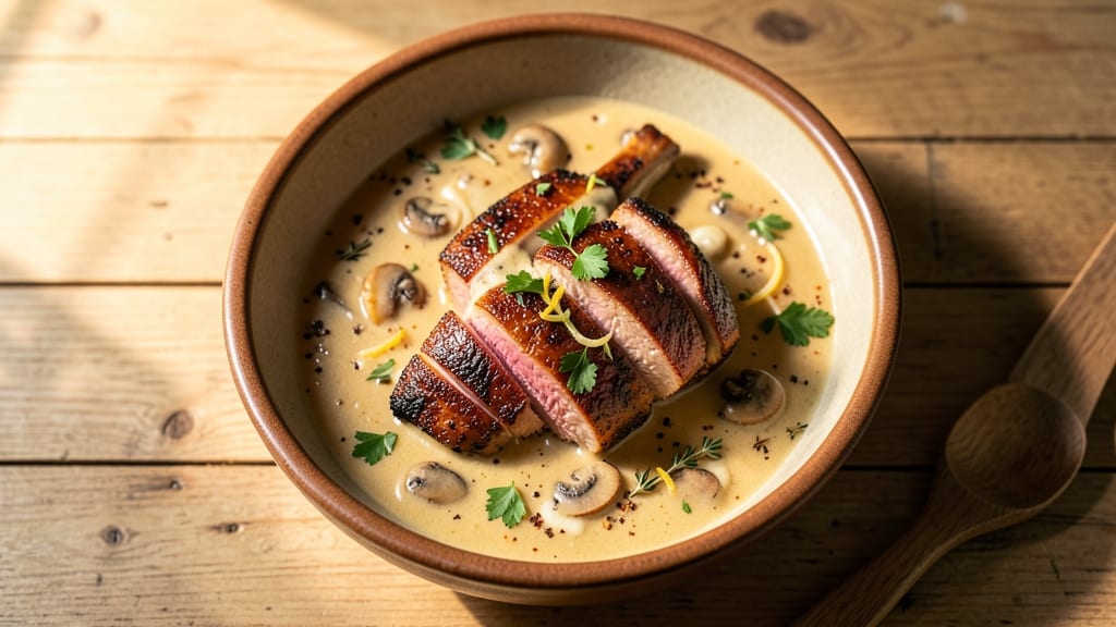 Slow Cooker Pork Chop Recipe with Cream of Mushroom Soup: Juicy Cuts in Creamy Sauce