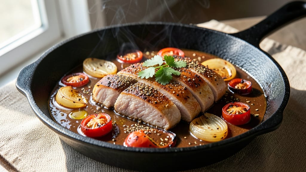 Mexican Pork Sauce Recipe: Smoky Chipotle and Tomato Velout Base