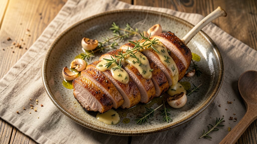 Air Fryer Rotisserie Pork Loin Recipe: Juicy, Caramelized Crust in 30 Minutes