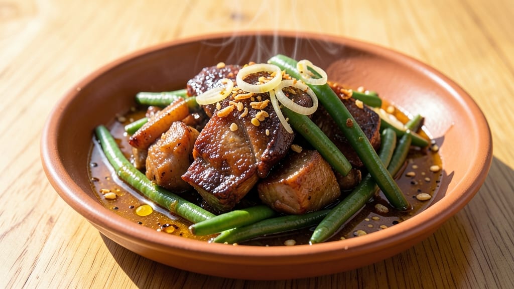 Adobong Sitaw With Ground Pork Recipe: Savory Soy-Glazed Pork and String Beans