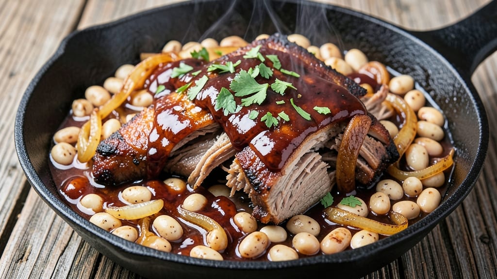 BBQ Pork and Beans Recipe: Smoky-Sweet Slow Cooker Harmony