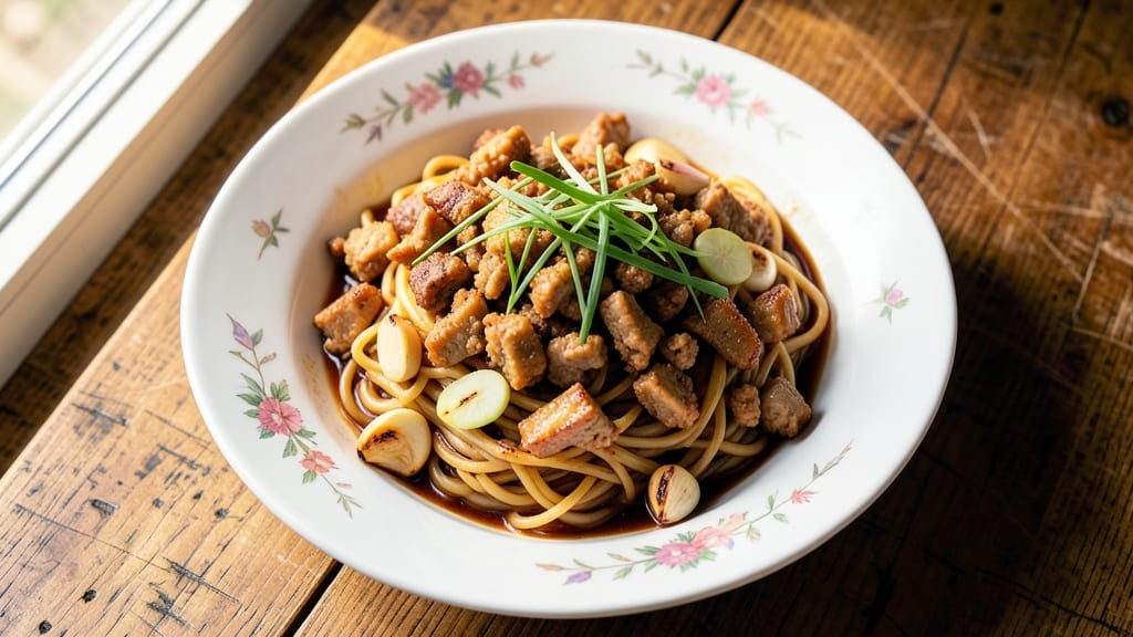Minced Pork Dry Noodle Recipe: Savory Stir-Fry With Crispy Edges
