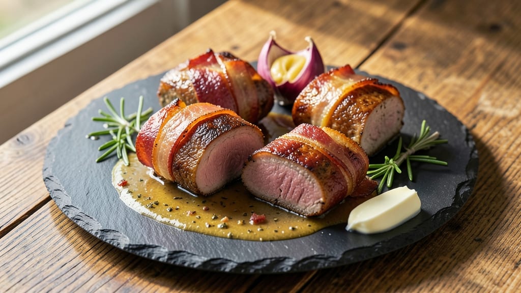 Bacon-Wrapped Pork Tenderloin Medallions Recipe: Smoky Crispy Bites With Juicy Centers