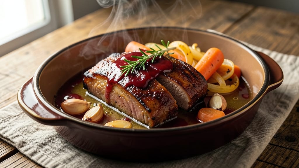 Braised Pork Collar Recipe: Deep-Roasted Smokiness and Shatter-Tender Meat