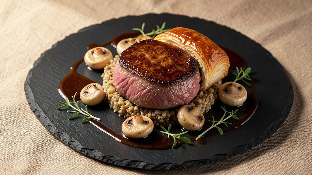 Beef Wellington No Pork Recipe: Mushroom-Duxelles Crust With Juicy Beef Center