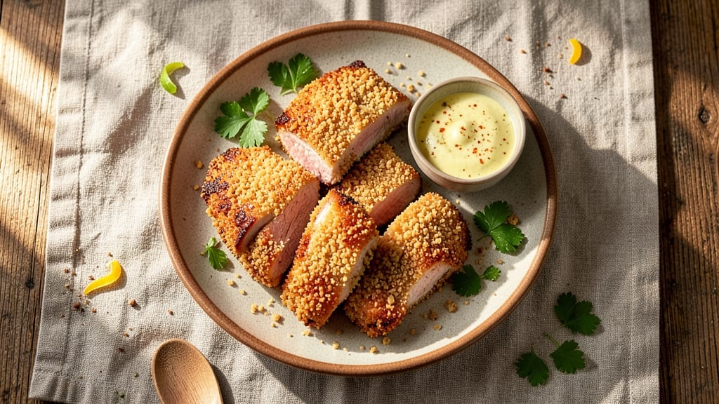 Air Fryer Pork Chops With Panko Recipe: Crispy Golden Crust in 15 Minutes