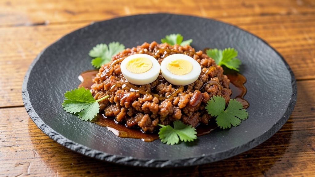 Minced Pork With Salted Egg Recipe: Crispy Bites and Silky Egg Fusion