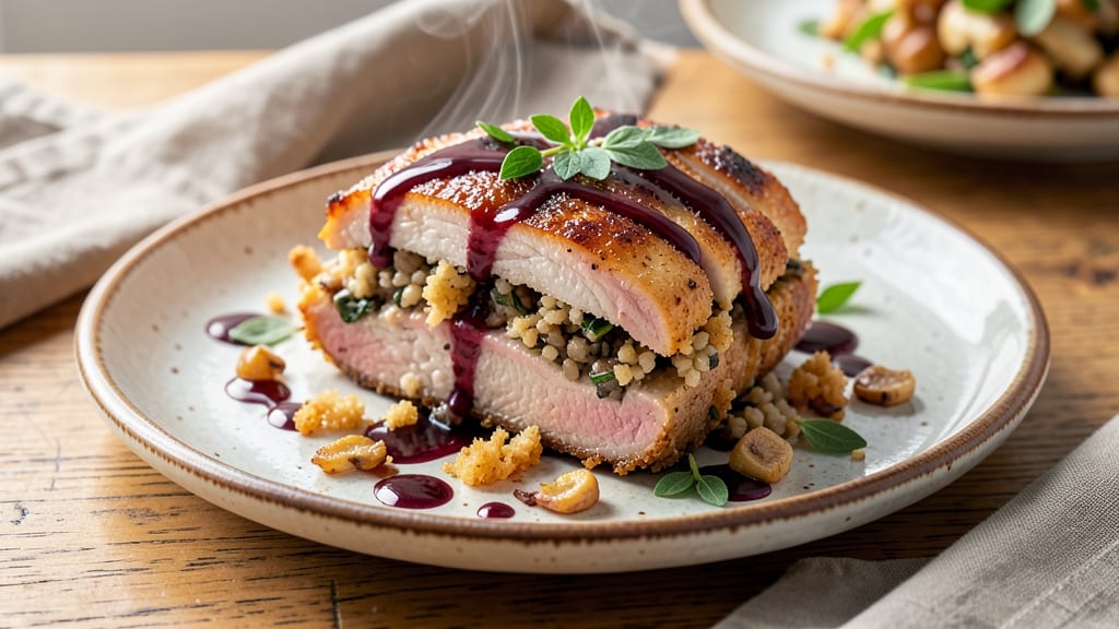 Best Stuffed Pork Tenderloin Recipe Ever with Stuffing in Oven: Juicy Stuffing-Kissed Meat in One Pan