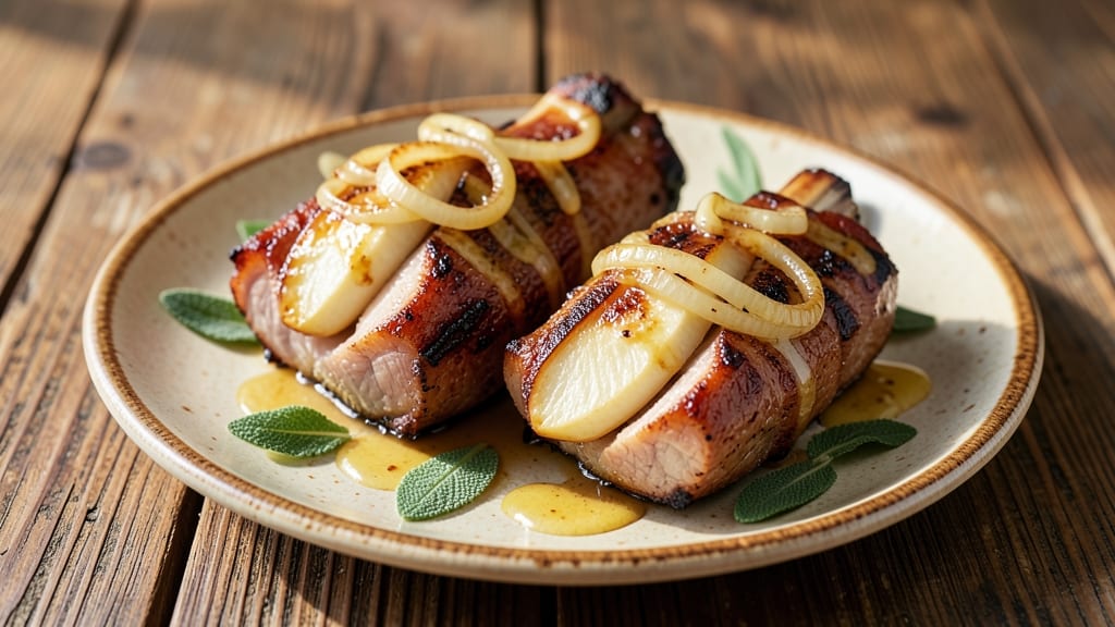 Baked Apple Stuffed Pork Chops Recipe: Caramelized Apple Sweetness Meets Savory Crust