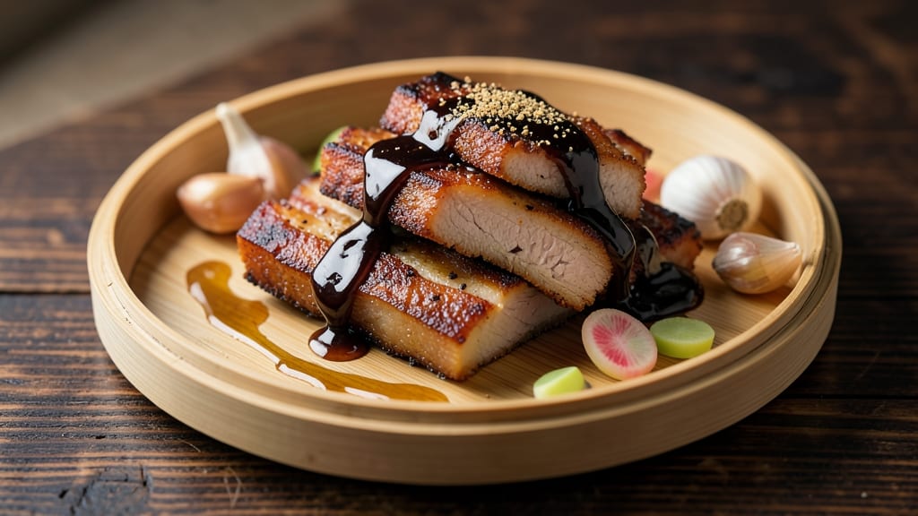 Asian Pork Jowl Recipe: Crispy Crackling Over Silky-Sweet Braise
