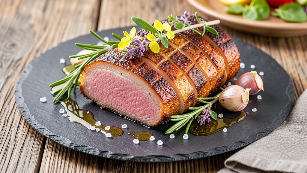 1lb Pork Loin Recipe: Juicy Pink Centers With Herb-Crusted Crisp