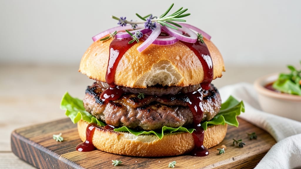 BBQ Pork Burgers Recipe: Smoky-Sweet Glaze and Crispy Herb Crust