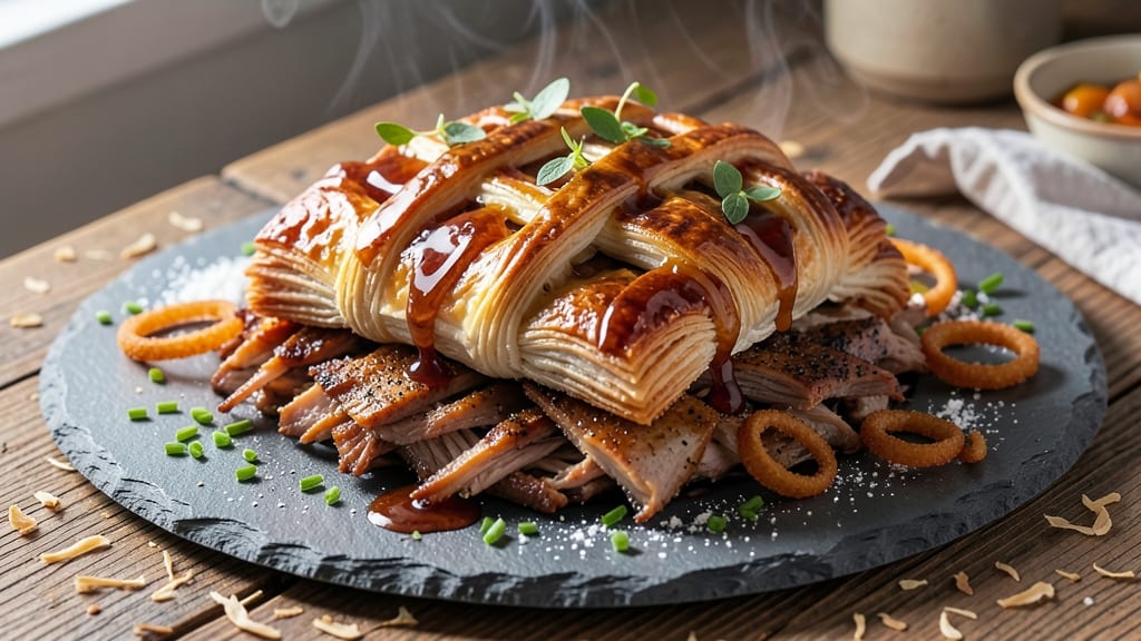 BBQ Pork Puff Pastry Recipe: Flaky Layers and Smoky Sweet Bite
