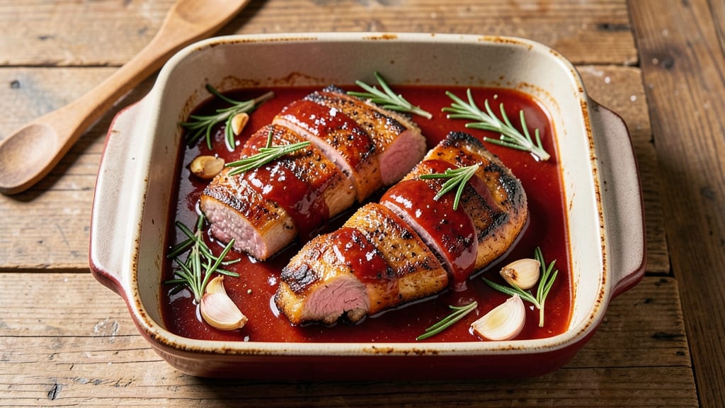 Baked Pork Chops With BBQ Sauce Recipe: Glazed Crispy Edges and Juicy Cores