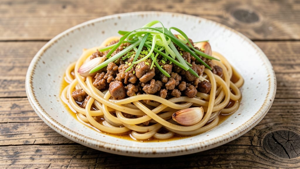 Minced Pork Noodle Recipe: Savory Umami Bomb With Crispy Celery Crowns