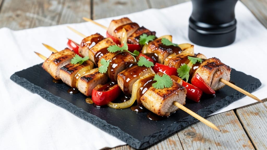 Asian Pork Kabobs Recipe: Charred-Sweet Skewers With Sticky Glaze Magic