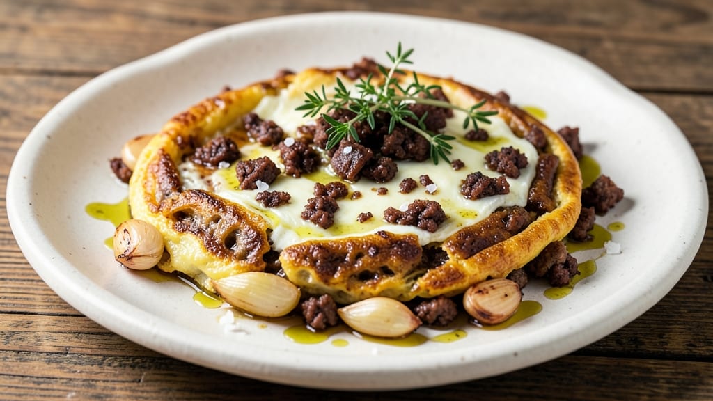 Minced Pork Omelette Recipe: Savory Crispy Edges and Fluffy Centers