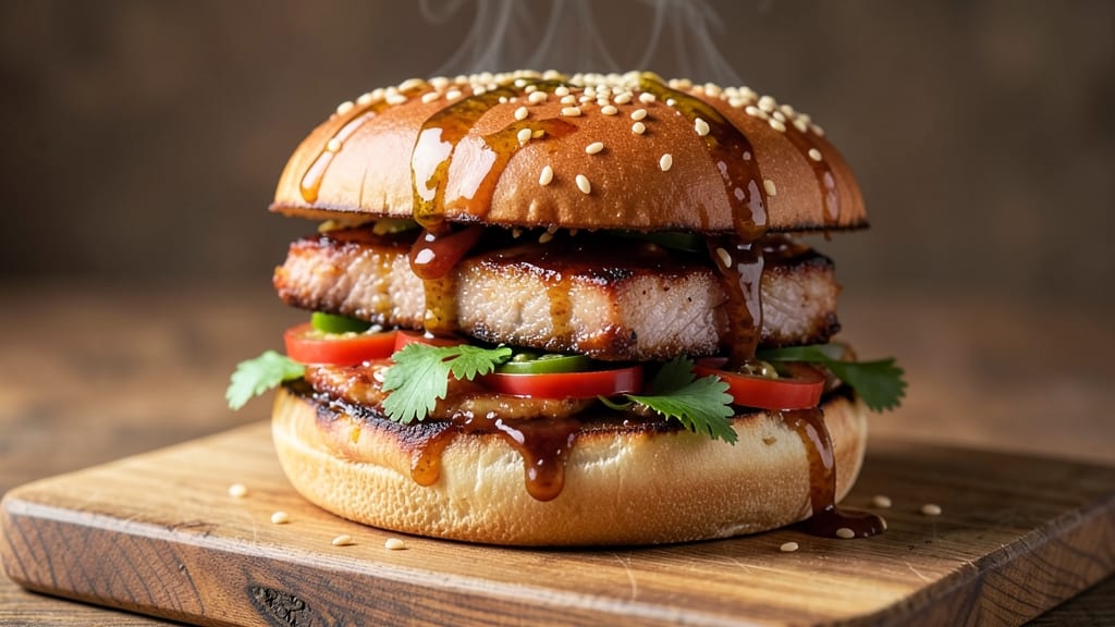 Asian Pork Sandwiches Recipe: Crispy-Fried Bites With Sweet Chili Drizzle