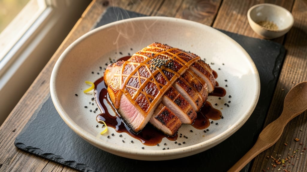 Bobby Flay's Pork Belly Recipe: Five-Spice Crust Meets Sticky Glaze Magic